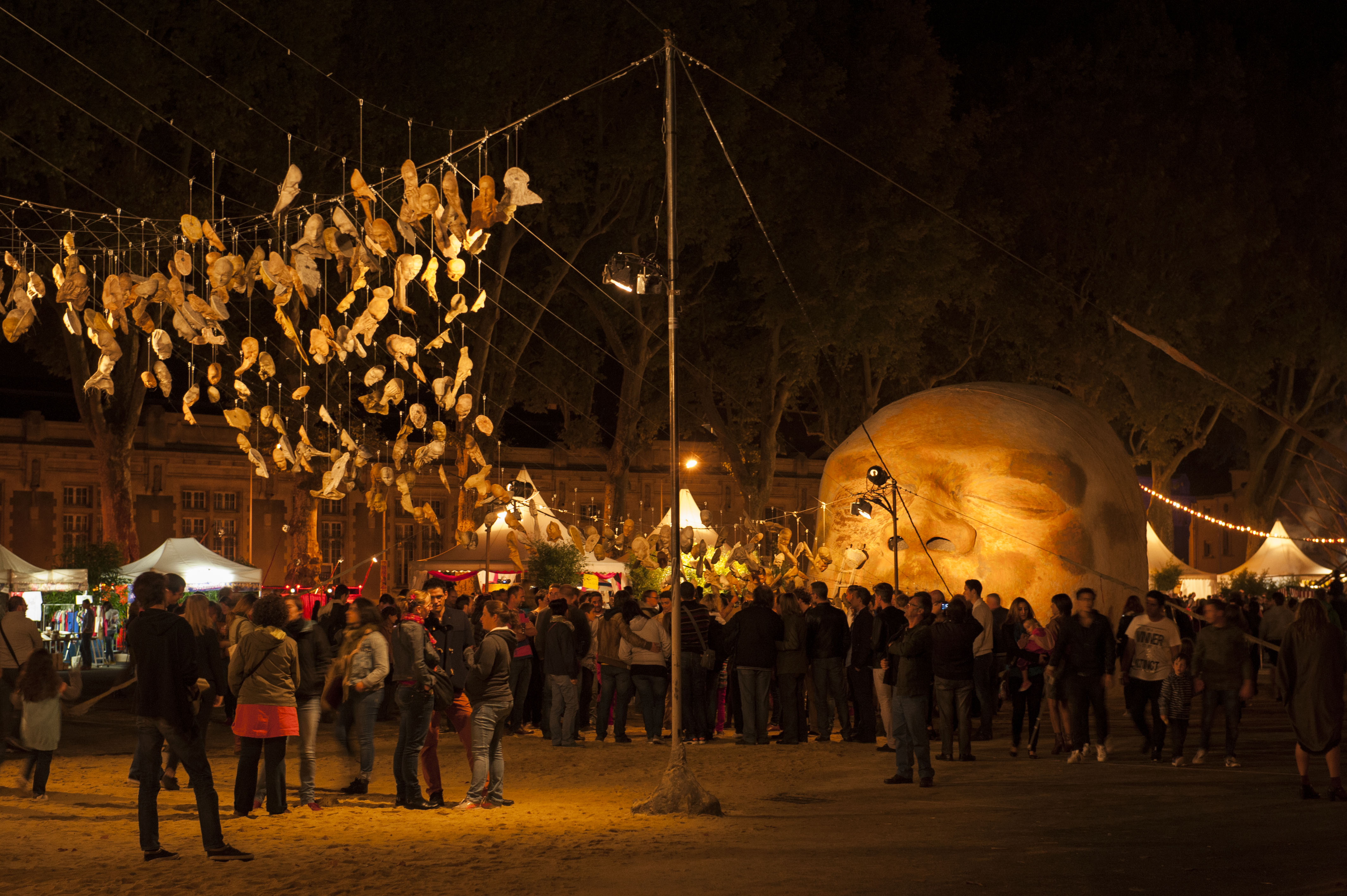 ©Juliette Rozzonelli. Lez'Arts Vers et Fred Martin au festival des Accroche-coeurs 2015.